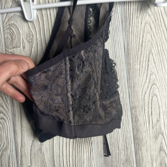 Victorias Secret Women’s Black Lace Halter Bralette Size Large - Picture 4 of 5
